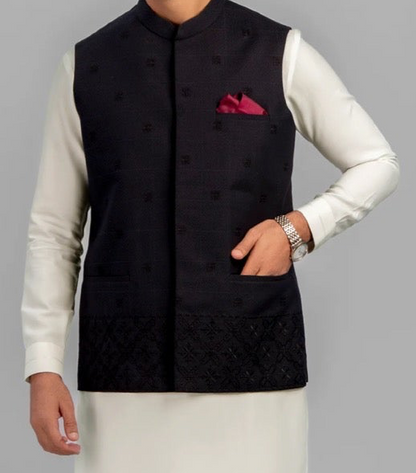 Black-waistcoat Gents-Brand: M.T.J