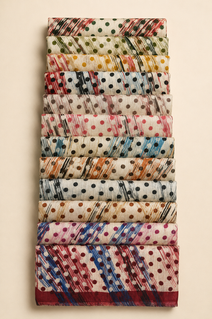 8- Printed Cotton Hijabs