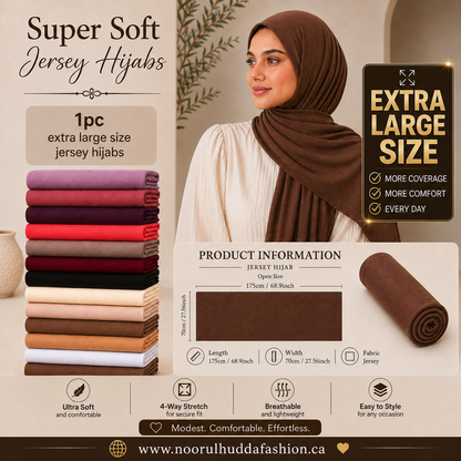 Large Size Jersey Hijab