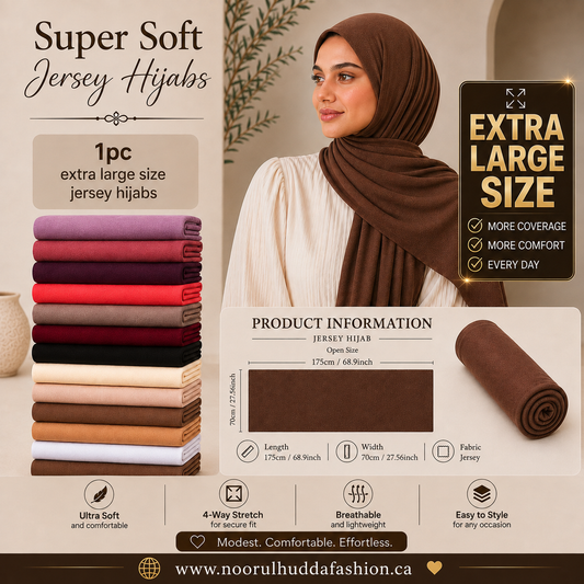 Large Size Jersey Hijab