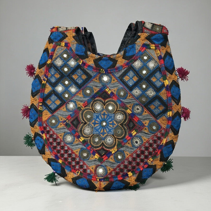 Ladies Shoulder Bags-Embroidered