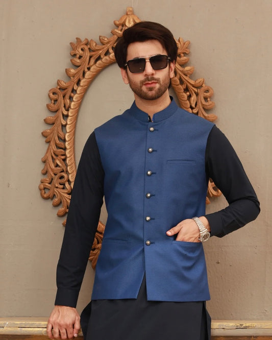 Royal Blue-waistcoat Gents-Brand: M.T.J