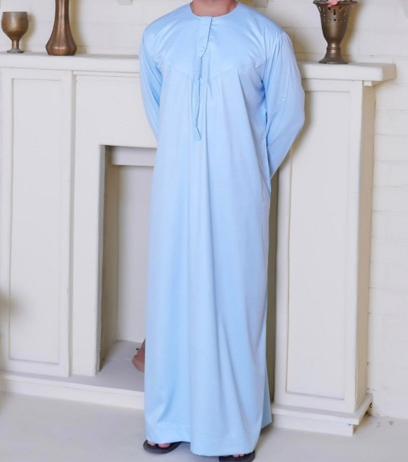 Sky Blue-Noor’s-Thobe/Jubba-Emirati Style
