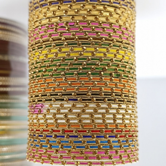 Multi Colour-Metal Bangles-Ladies