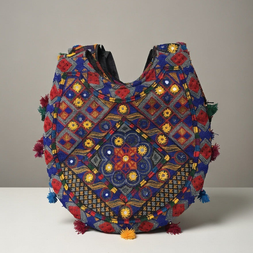 Ladies Shoulder Bags-Embroidered