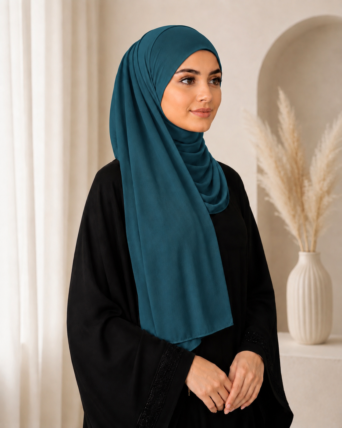 Model Hijab W/Matching Hijab Cap