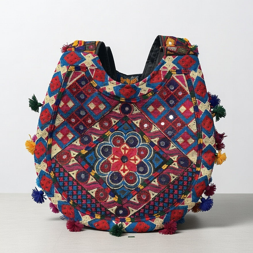 Ladies Shoulder Bags-Embroidered