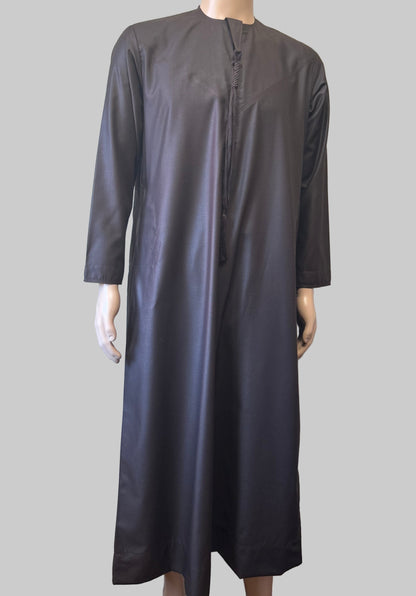 DarkBrown-Noor’s-Thobe/Jubba-Emirati Style
