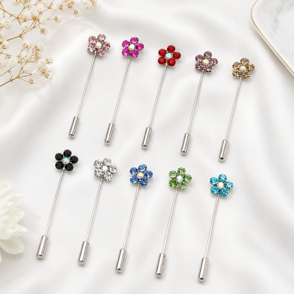 Floral Hijab Pin-1Pc
