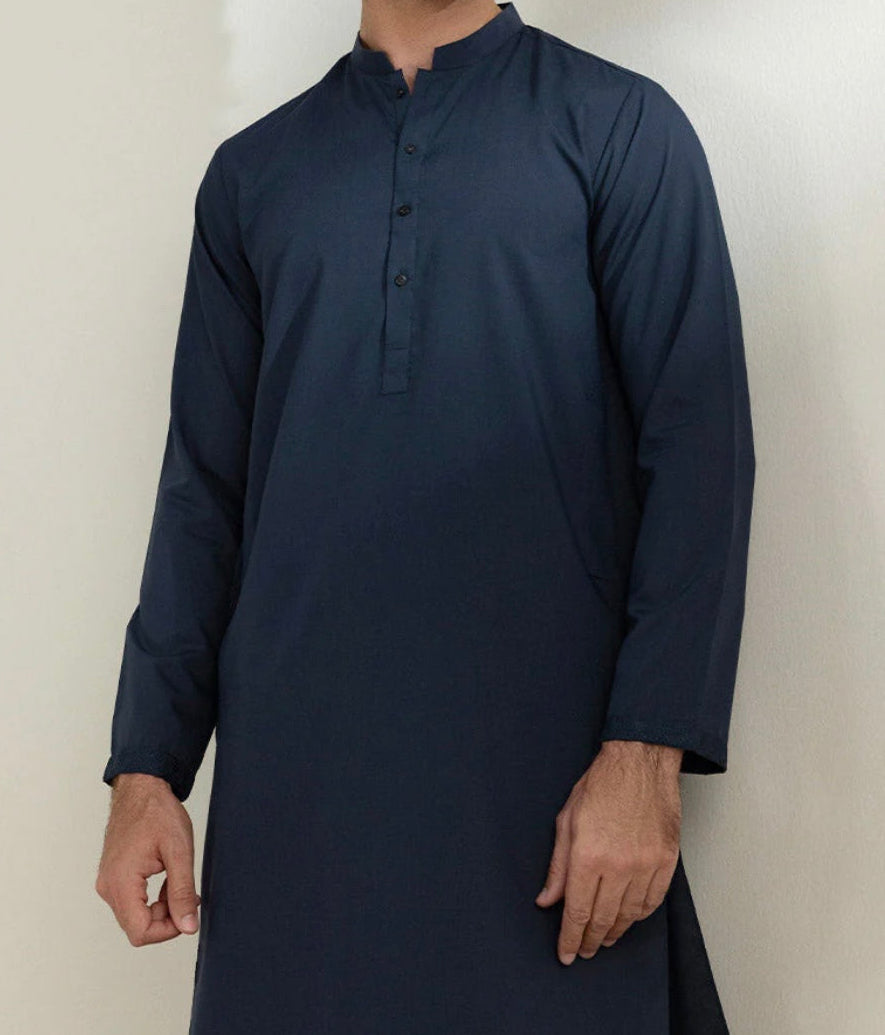 Navy Blue-Kurta-Sapphire