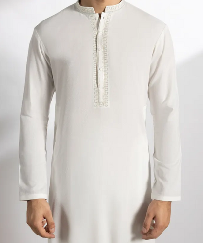 J. Off white-KameezShalwar-TeenBoys