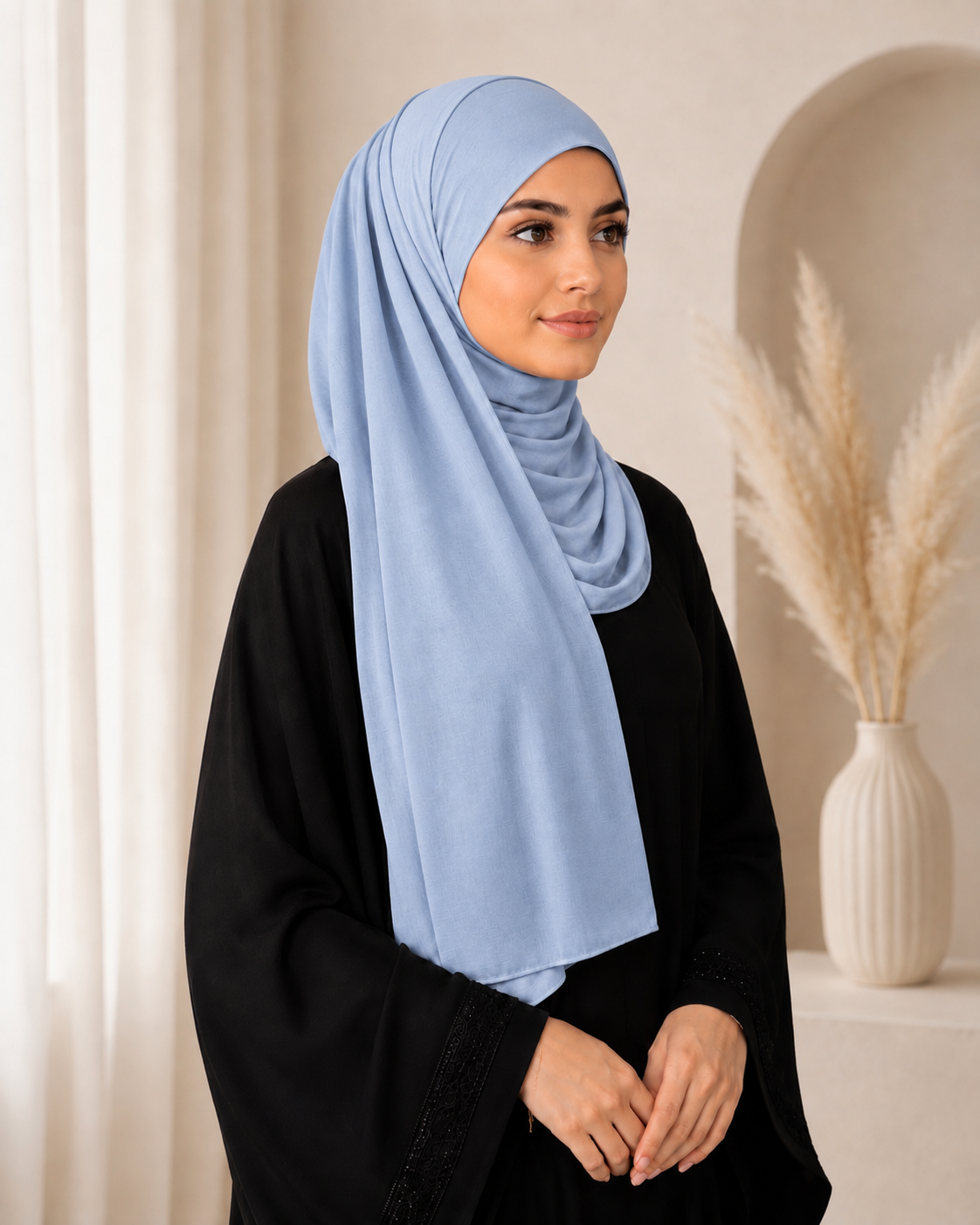 Model Hijab W/Matching Hijab Cap
