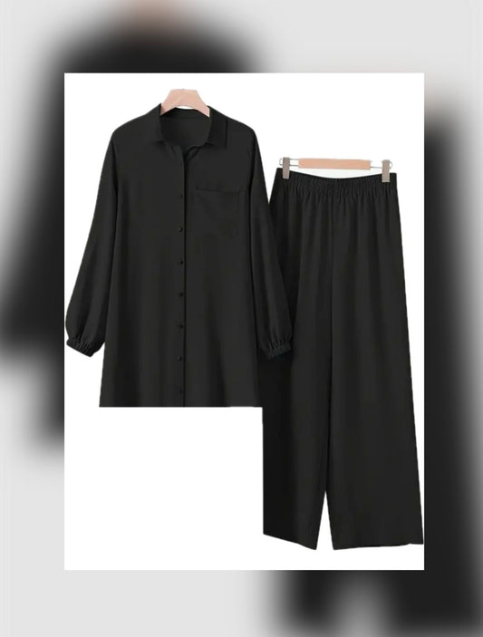 2pc Cord Set-Black
