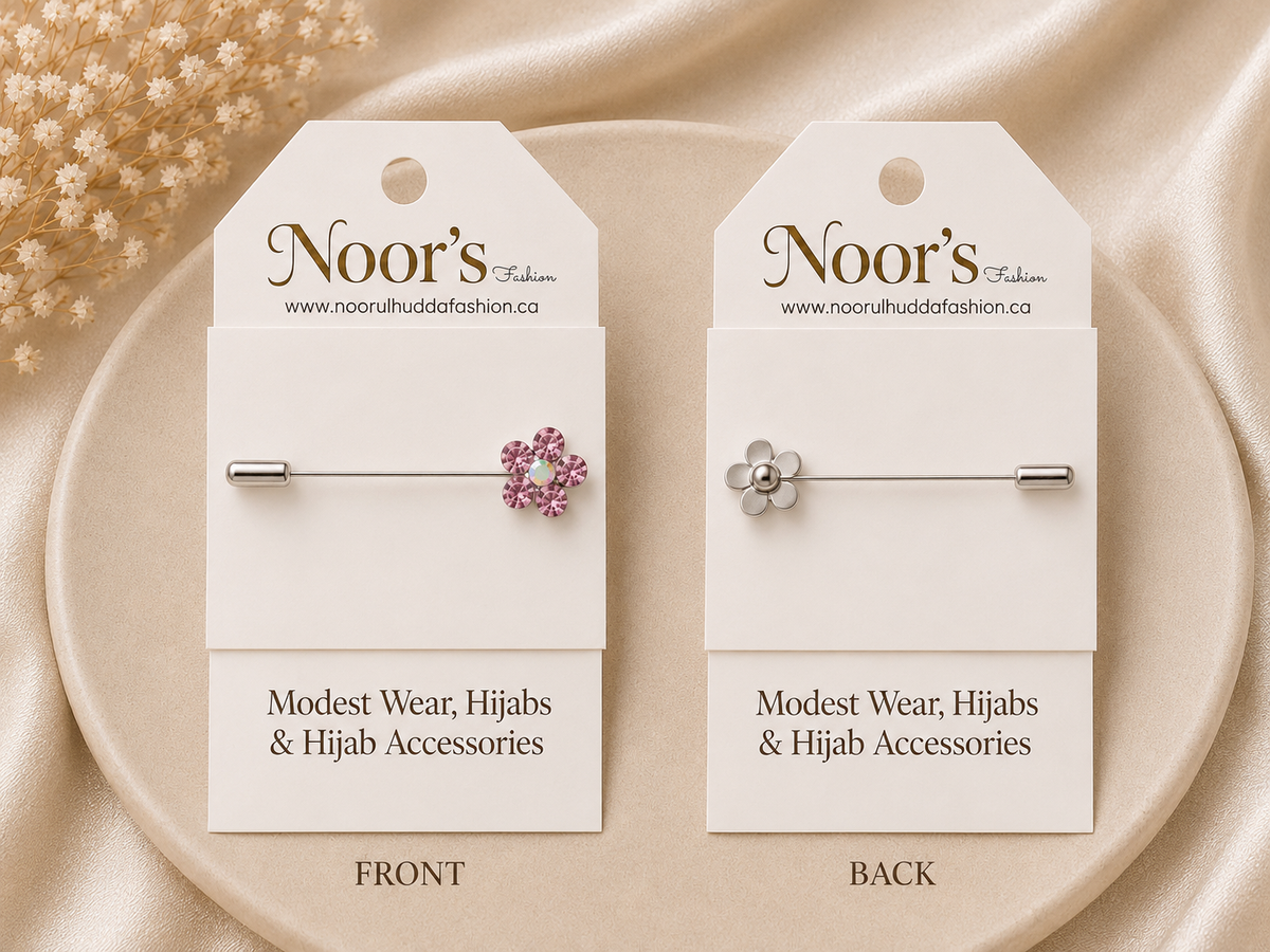 Floral Hijab Pin-1Pc