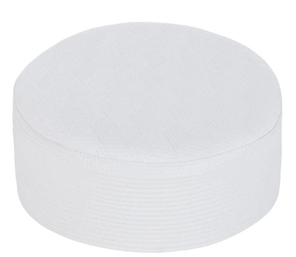 White-Round Cap-Brand: M.T.J