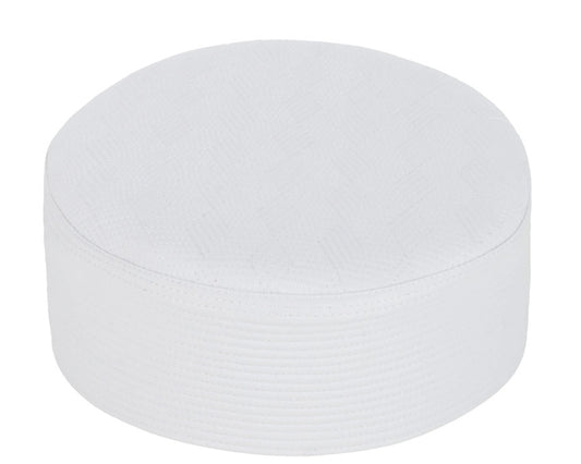 White-Round Cap-Brand: M.T.J