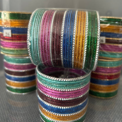 Multi Colour-Metal Bangles-Ladies