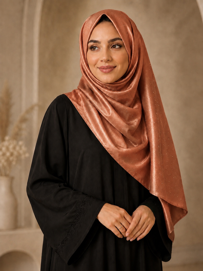 Satin Silk Fancy Hijabs
