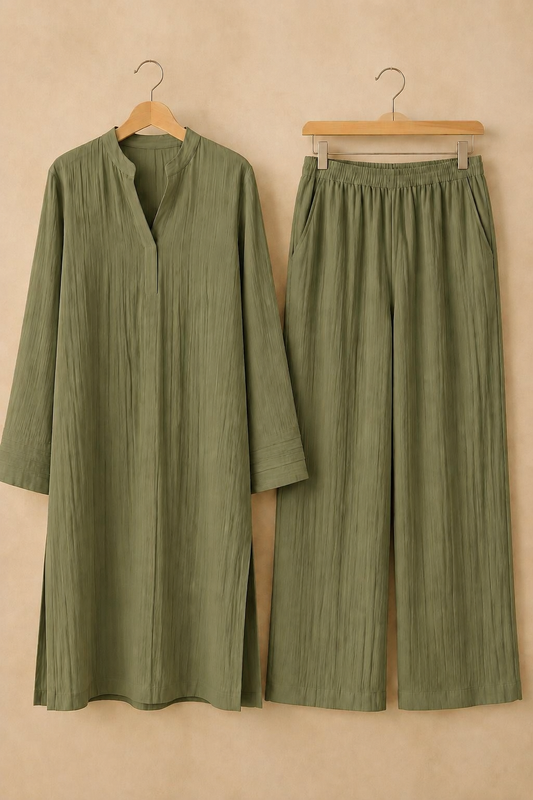 Long Length Cord Set-Olive Green