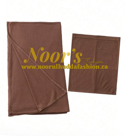 Jersey Hijab W/Matching Hijab Cap