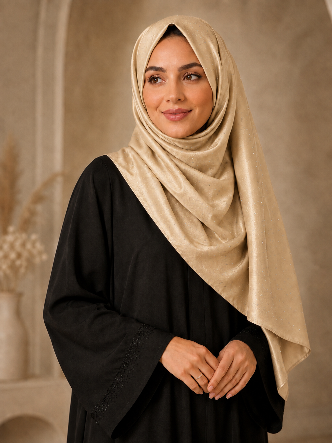 Satin Silk Fancy Hijabs