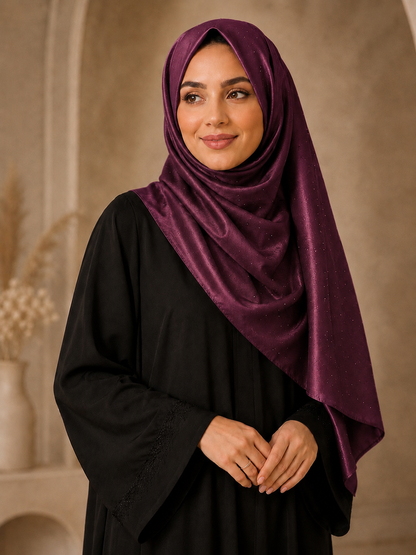 Satin Silk Fancy Hijabs