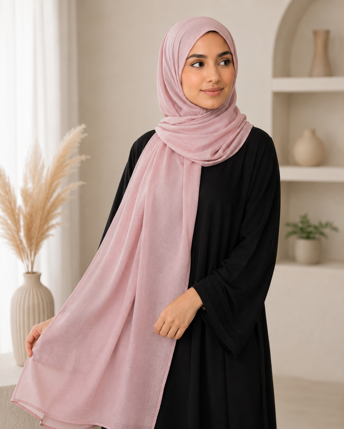 Model Hijab W/Matching Hijab Cap