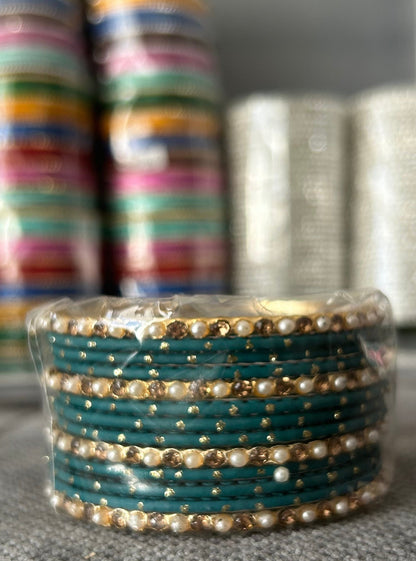 Metal Bangles-one size: 2.2