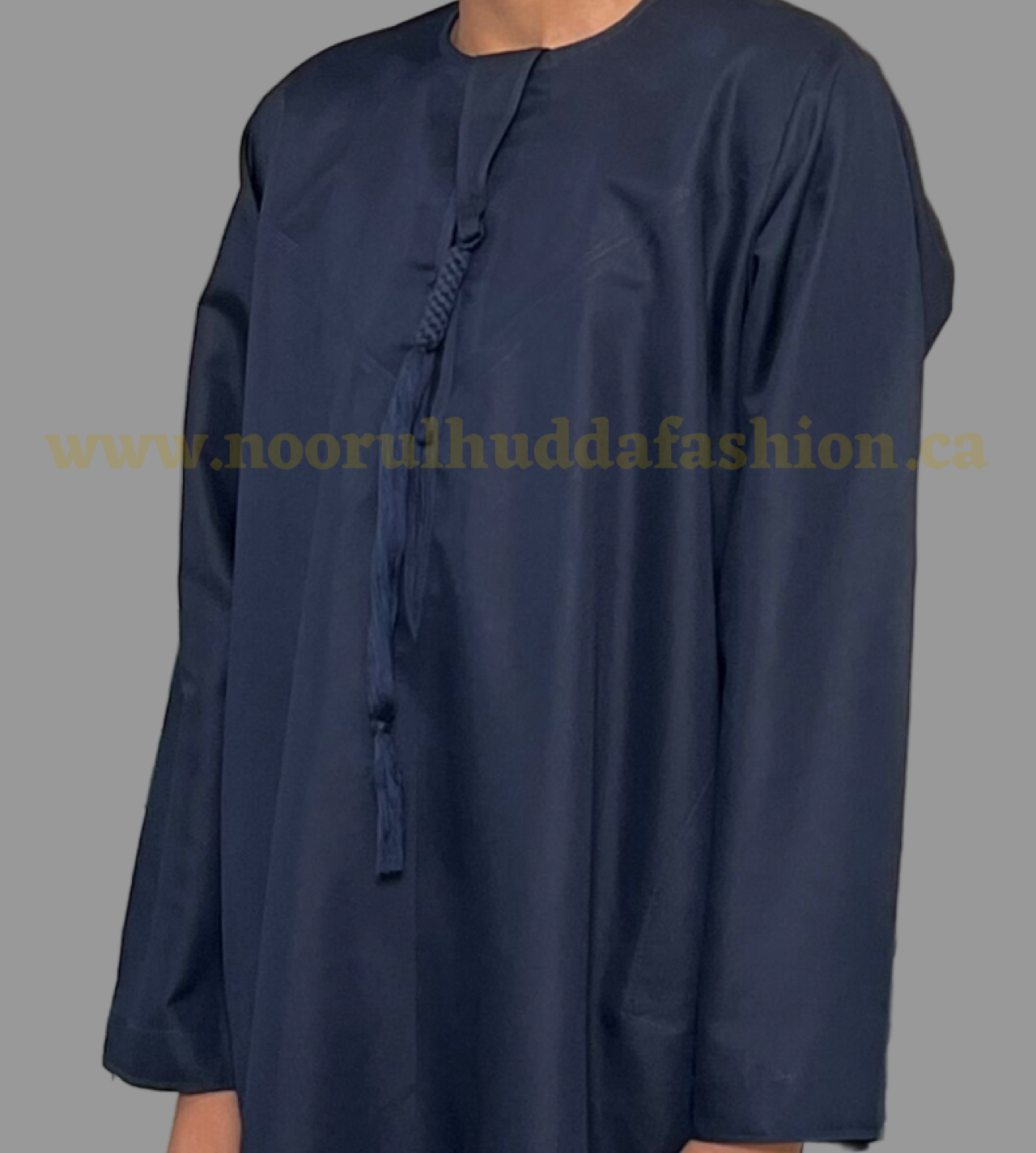 Navy Blue-Noor’s-Kids Thobes-Emirati Style