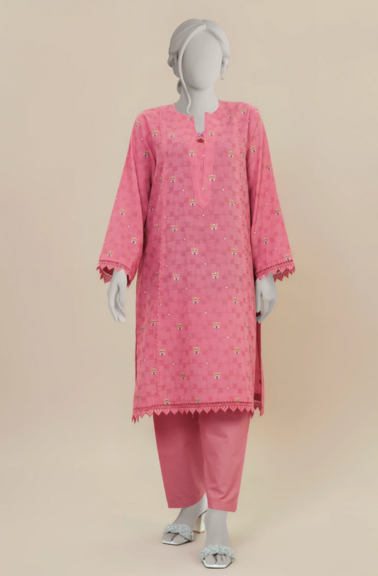 Brand:MTJ 3pc Pink Jacquard