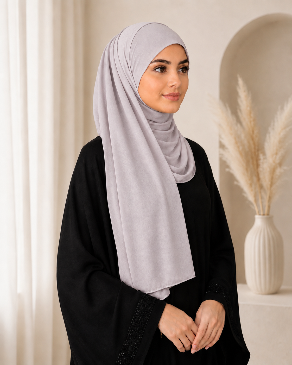 Model Hijab W/Matching Hijab Cap