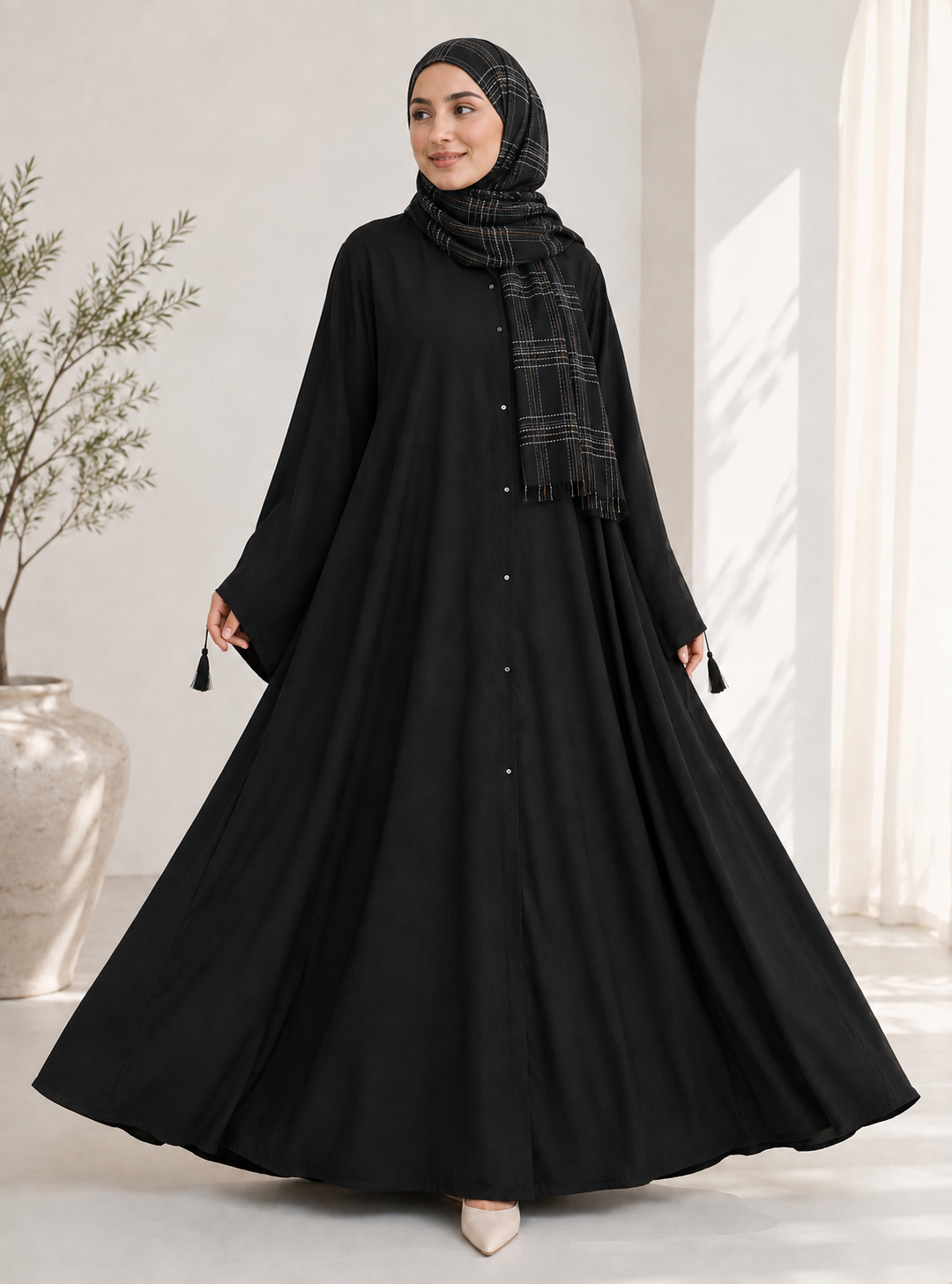 Cotton Thread work Hijabs