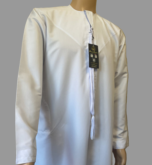 White-Noor’s-Thobe/Jubba-Emirati Style