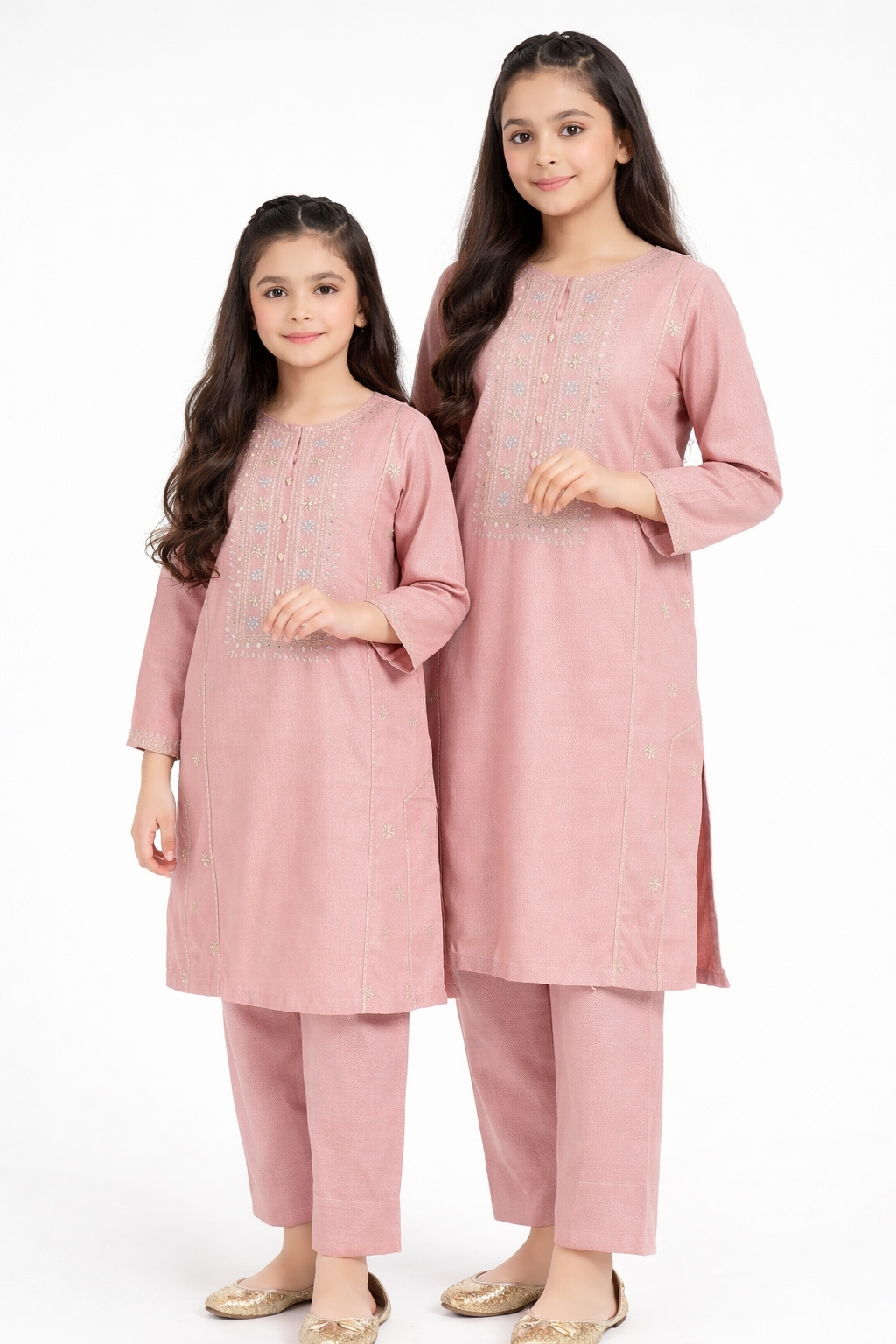 Brand: Limelight-Pink Kameez Shalwar-3pc