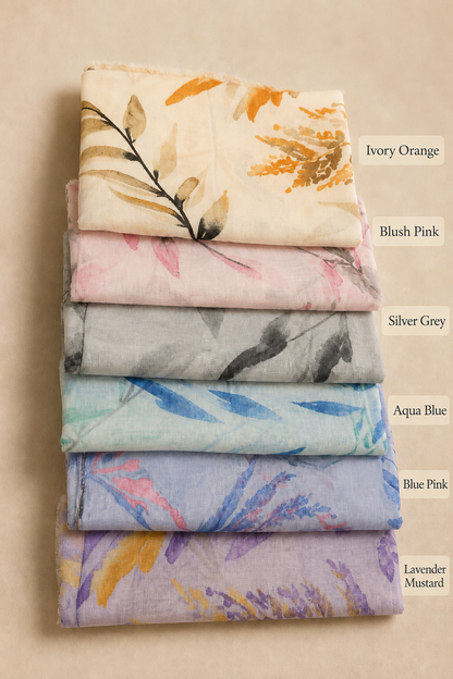 1- Printed Cotton Hijab