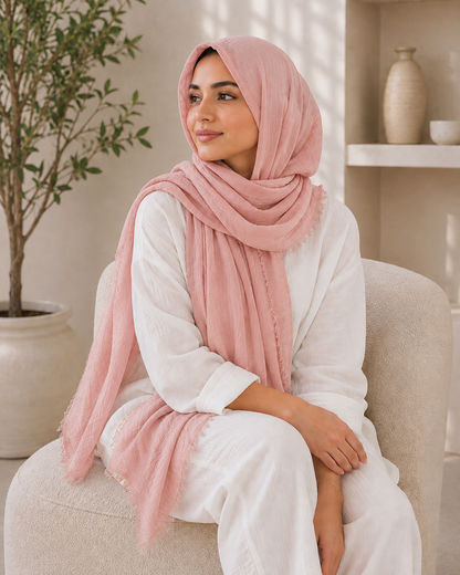 Crinkle Cotton Scarf