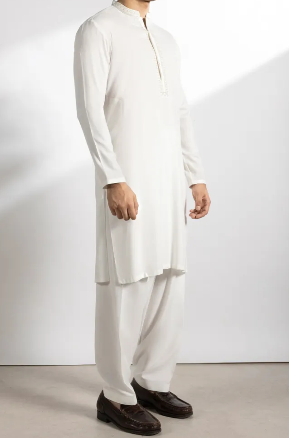 J. Off white-KameezShalwar-TeenBoys