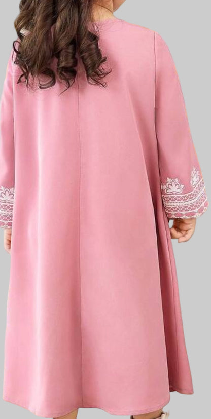 Noor's-Light Pink- Dress/Abaya