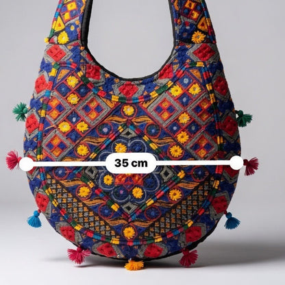 Ladies Shoulder Bags-Embroidered