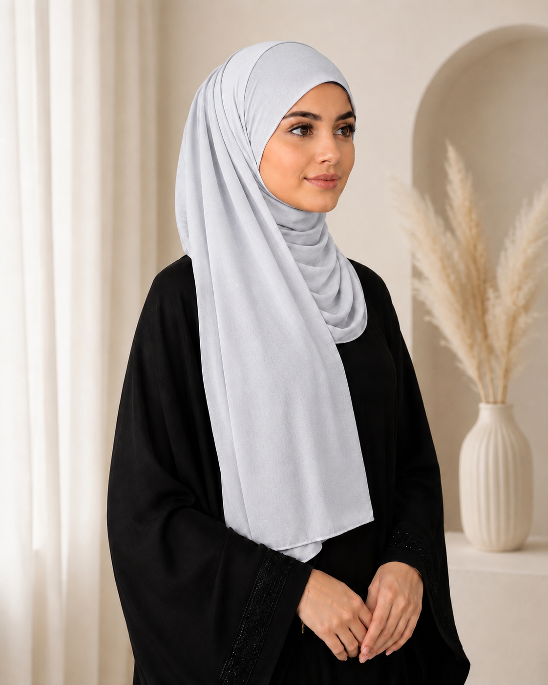 Model Hijab W/Matching Hijab Cap