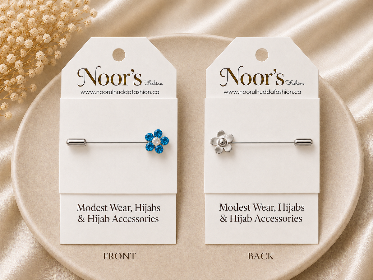Floral Hijab Pin-1Pc
