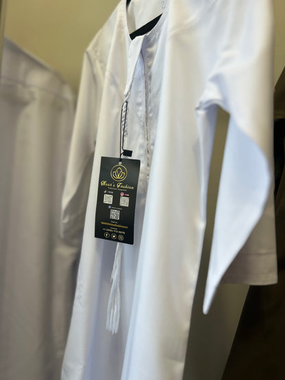 White-Kids Thobes-Emirati Style