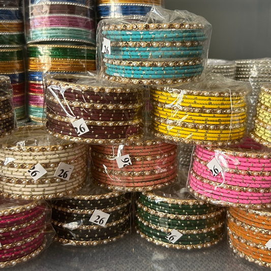 Metal Bangles-one size: 2.2