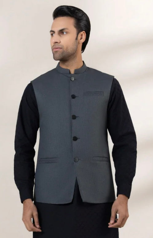 Dark Grey-waistcoat Gents-Brand: Sapphire