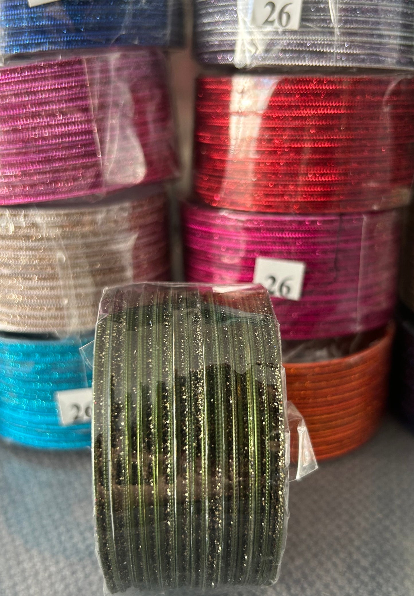 Metal Bangles-one size: 2.8-2.10