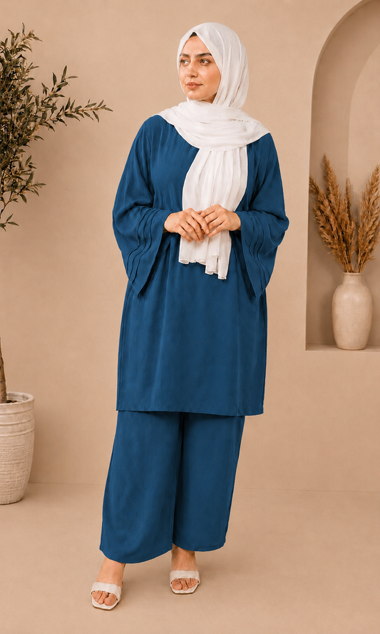 Medium Length Cord Set-Teal Blue