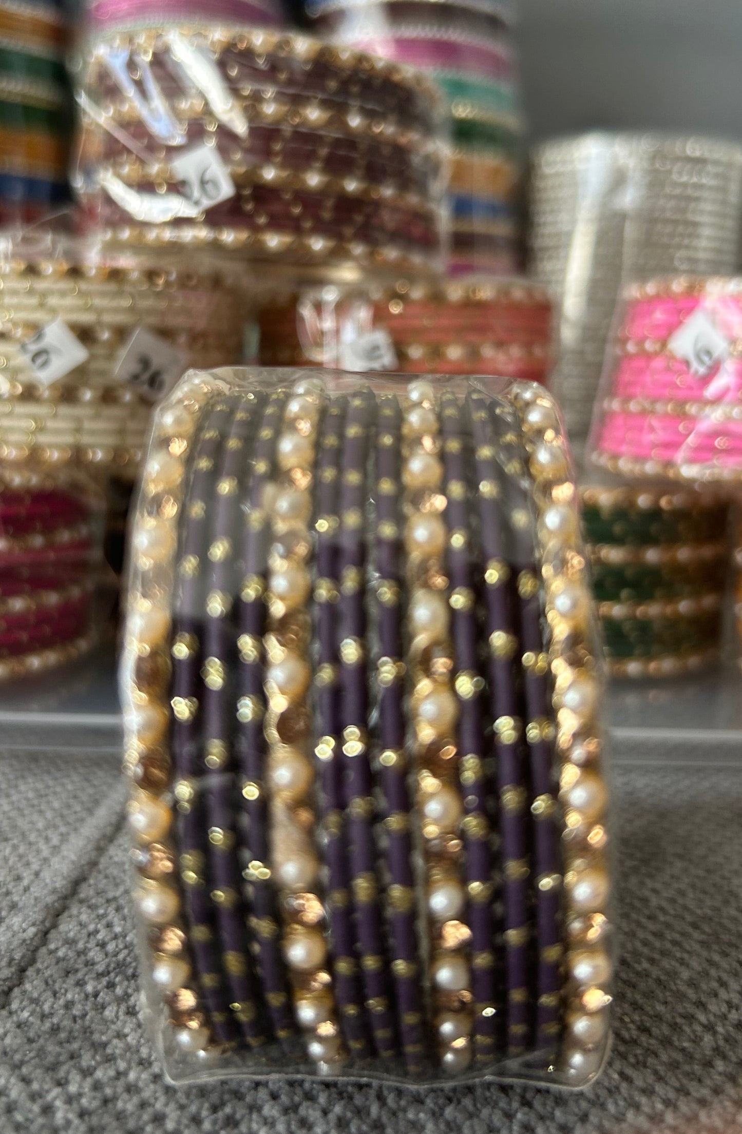 Metal Bangles-one size: 2.2