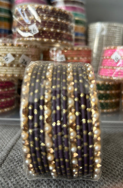 Metal Bangles-one size: 2.2