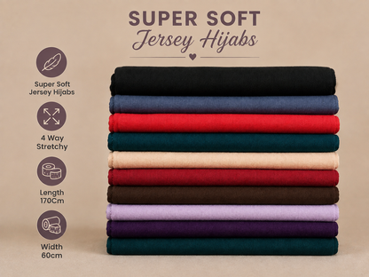 Jersey Hijabs-Reg Size