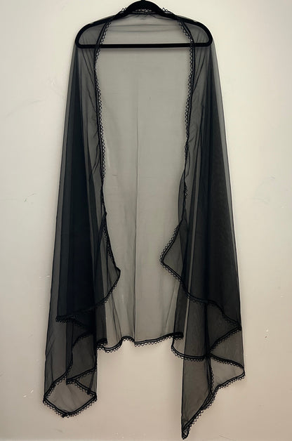 Black Soft Net-Duppata